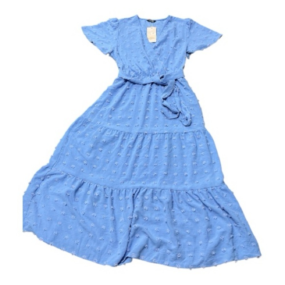 Fashion Brand - NWT - Elegant Blue Maxi Dress - Picture 2 of 3